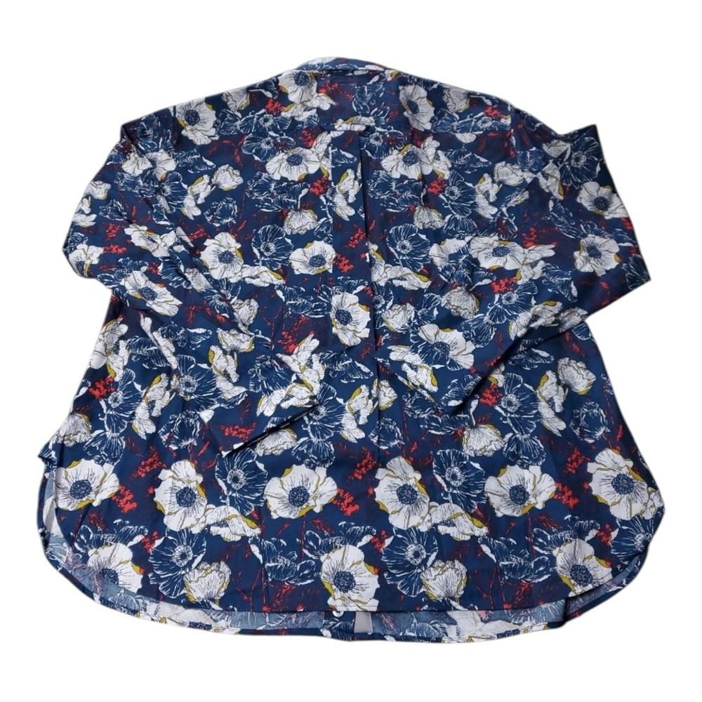 Duluth Wrinklefighter Floral Button Shirt Womens Plus Size 1X NWT - Picture 4 of 8